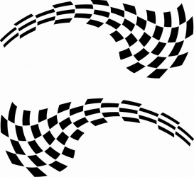 Sticker auto model 24 - set 2 buc 