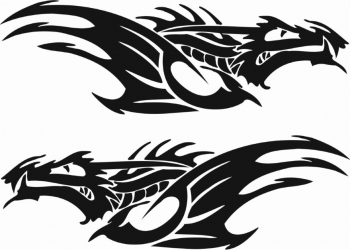Sticker auto model 35 - set 2 buc