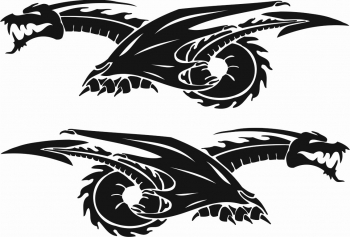 Sticker auto model 38 - set 2 buc 