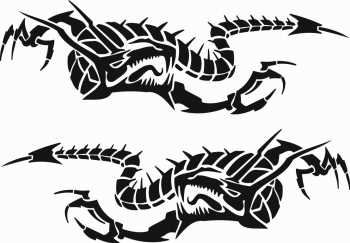 Sticker auto model 43 - set 2 buc 