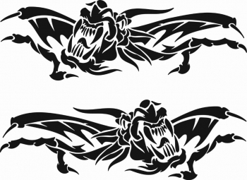 Sticker auto model 47 - set 2 buc 