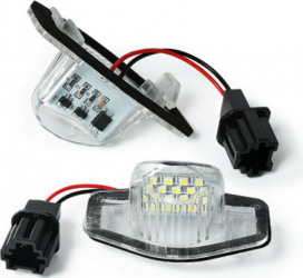 Set de 2 Lampi numar LED pentru Honda CR-V Jazz HR-V FR-V Logo Insight Stream Odyssey
