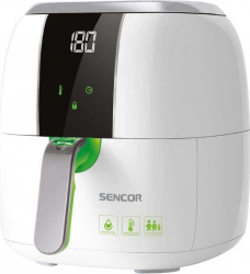 Friteuza Air Fryer Sencor SFR5320WH volum 3L 6 temperaturi 1400W Alb 