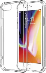 Husa carcasa telefon mobil iPhone 8 Luxury Bumper din silicon si trasparenta cu dubla protectie calitate A+ Apple iPhone 8 