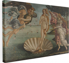 Tablou canvas Intaglio color Clasic The birth of Venus de Sandro Botticelli print pe panza Premium pentru bucatarie 50 cm 70 cm 