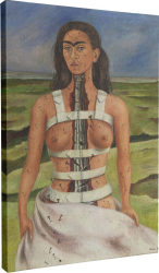 Tablou canvas Intaglio color Modern The Broken Column de Frida Kahlo print pe panza Premium pentru living 50 cm 70 cm
