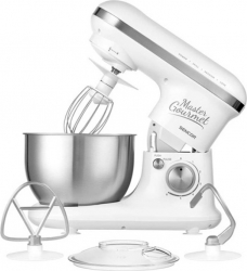 Robot de bucatarie Sencor Master Gourmet STM3620WH 600W bol 4L 6 viteze brat rabatabil Alb 