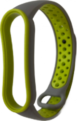 Curea bratara fitness compatibila cu Xiaomi Mi Band 5 silicon Gri-Verde CRB-BBL3977 
