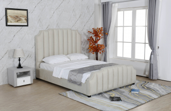 Pat tapitat cu stofa model Selena somiera inclusa 160x200 cm/ML1906 