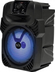 Boxa portabila Home PAR 20BT Karaoke acumulator lumina LED BT FM USB MP3 