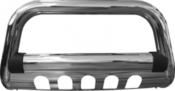 Bullbar inox cu scut Mitsubishi L200 Triton 2015 2016 2017 2018 2019 Ø 76mm MTA646 