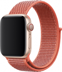 Curea pentru Apple Watch 42-44mm Bibilel Textil Orange fad SUN-BBL4029 