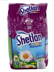 Detergent pudra pentru rufe colorate Shetlan 30 spalari 2 025kg Multicolor 
