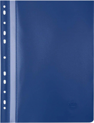 Dosar A4 Noki Plastic cu Sina si Multiperforatii Bleumarin 
