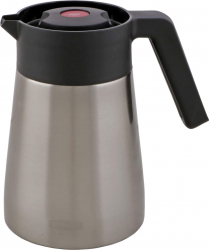 Termos Curver tip carafa pereti dubli inox and Oslash 13 cm 1L Argintiu/Negru 