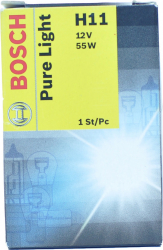 Bec auto cu halogen pentru far Bosch H11 12V 55W 1 Buc 