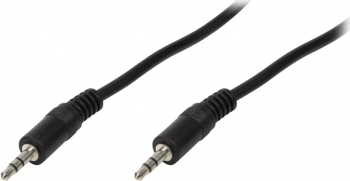 CABLU audio LOGILINK stereo 3.5 mm jack T/T 1m negru and CA1049 and 