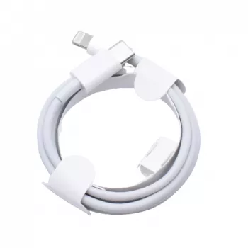 Cablu De Date Klausstech Type C Lightning Lungime 1m Fir Cauciucat Flexibil Alb 