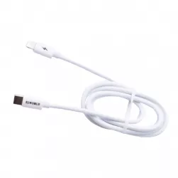 Cablu De Date Si Incarcare Klausstech Type C Lightning Lungime 1m Fir Flexibil Incarcare Rapida 18w Alb 