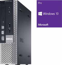 Calculator DELL Optiplex 9020 USFF Intel Core i5-4570s 3.60 GHz Generatia a 4-a Quad Core 4 GB DDR3 320 GB HDD DVD-RW Intel HD Graphics 