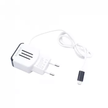 Incarcator Retea Klausstech Fast Charging 2xusb Microusb 5-v 2.1a Modern Ergonomic Alb/negru 