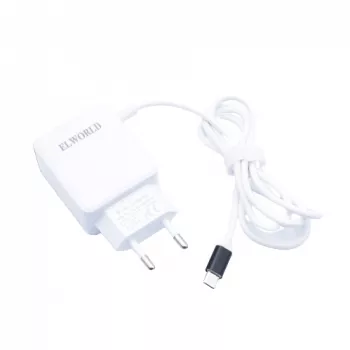 Incarcator Retea Klausstech Fast Charging 2xusb Microusb 5-v 3.1a Flexibil Cauciucat Alb 