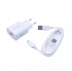Incarcator Retea Klausstech Fast Charging Usb Microusb 5-9v 2 A Flexibil Alb 