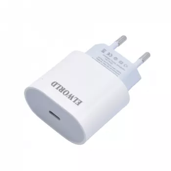 Incarcator Retea Type C Fast Charging 5v-3.4a/9v-2a/12-1.5a 18w Design Ergonomic Alb 
