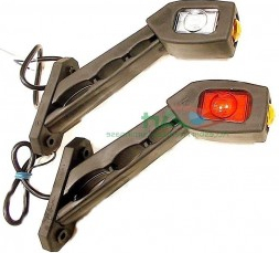 Lampa LED gabarit cu brat cot la 45 grade Dreapta LD518R 