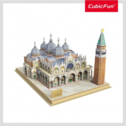 Puzzle 3D cu brosura Piata San Marco 107 piese 