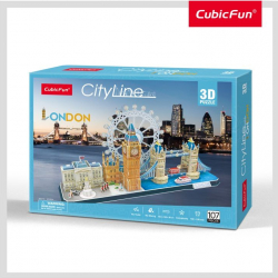Puzzle 3D Londra 107 piese 