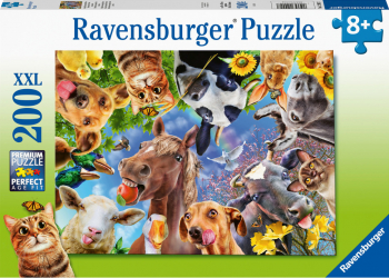 Puzzle portret cu animale 200 piese