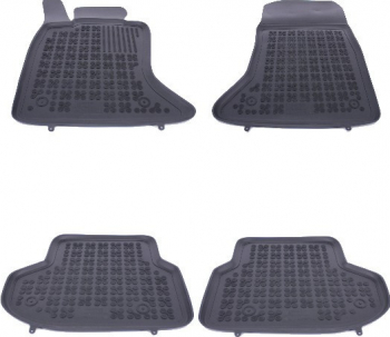 Set covorase auto din cauciuc pentru BMW Seria 5 F10 F11 LCI 2014+ Rezaw Plast Negru 4 Buc 