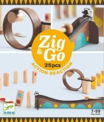 Set de construcție Trasee Djeco 25 piese
