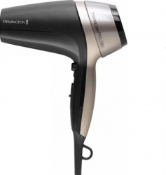 Uscator De Par Remington Zgomot Redus Putere 2100W Voltaj Universal 3 Trepte Temperatura 2 Trepte Viteza Negru 