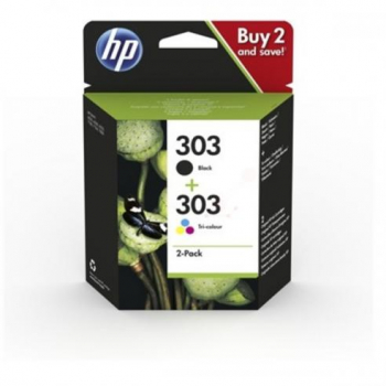 Kit Cartus Cerneala HP 303 3YM92AE Negru-Color 