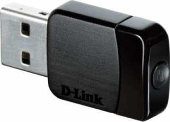 Adaptor wireless D-link AC600 Dual-band 433/150Mbps MICRO USB2.0 buton WPS