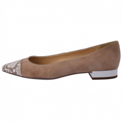 Balerini dama din piele naturala Geox D829BB-C0662-03-06 bej 
