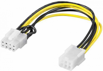 Cablu adaptor alimentare PCI express 6p - 8p 