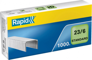 Capse 23/6 Rapid Standard 1000 Buc/Set Capacitate 20 Coli-LCMRA24869100 