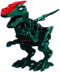 Cuburi constructii Robozaur cu sunete  - Biplane Raptor 