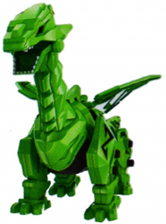 Cuburi constructii Robozaur cu sunete  - Tanystropheus 