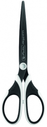 Foarfeca My.pen Stangaci Varf Ascutit 18 Cm Alb/negru Blister 
