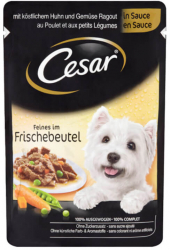Hrana Umeda pentru Caini Cesar cu Pui si Legume 100g-ROFOOD26588 