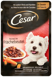 Hrana Umeda pentru Caini Cesar cu Vita si Legume 100g-ROFOOD26591