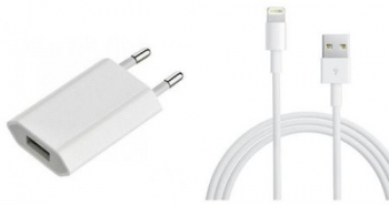 Apple cu cablu de date/incarcare Apple lightning pentru iPhone la