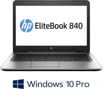 Laptopuri HP EliteBook 840 G3 i5-6300U 256GB SSD Full HD Webcam Win 10 Pro 