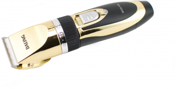 Masina profesionala de tuns Daling fara calblu lama din titan cutit ceramic acumulator de rezerva GOLD X3