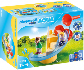 Playmobil 1.2.3 - Tobogan de apa