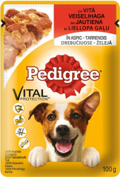 Plic Hrana Umeda pentru Caini PEDIGREE Vital Vita si Miel 100 g - ROFOOD19501 